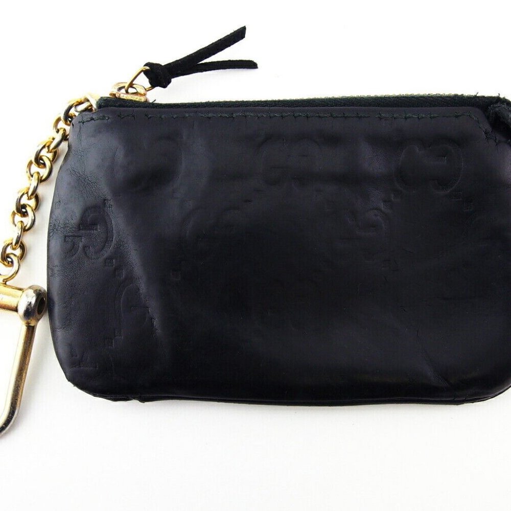 Authenticity guaranteed  USED GUCCI Coin Case Gucci Ma Leather - Picture 2 of 10